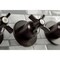 Kingston Brass Tub and Shower Faucet, Oil Rubbed Bronze, Wall Mount KBX8135ZX - alternate 5
